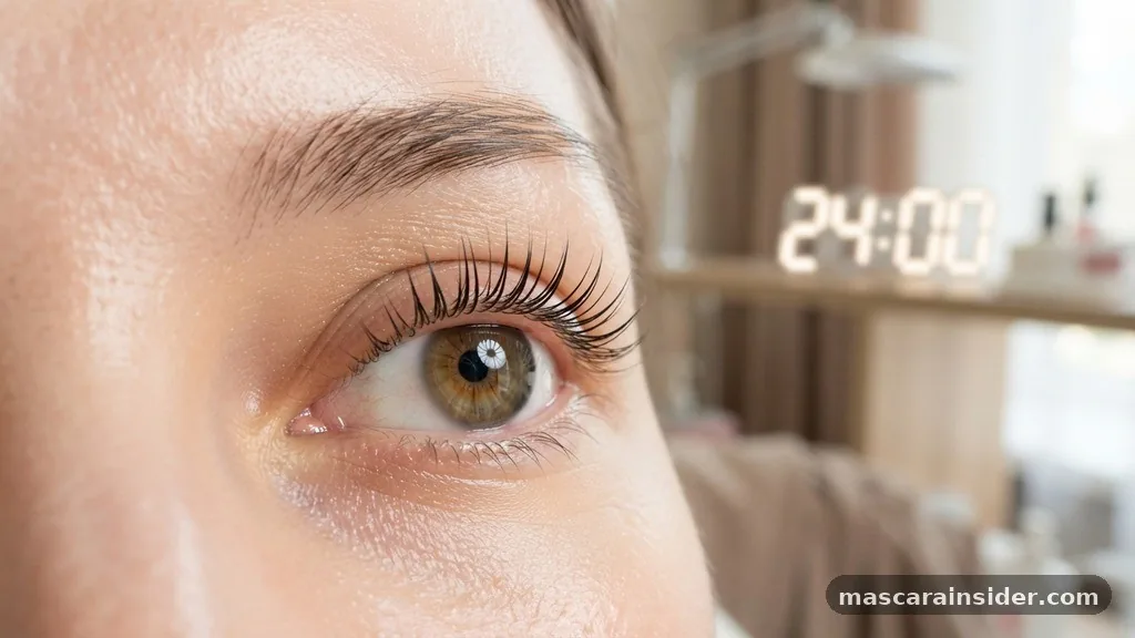 Understanding the 24-Hour Waiting Period - can i wear mascara after a lash lift