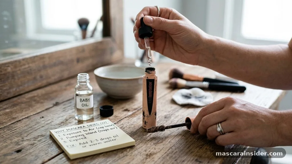 Understanding Why Mascara Dries Out - how to fix dried mascara without eye drops