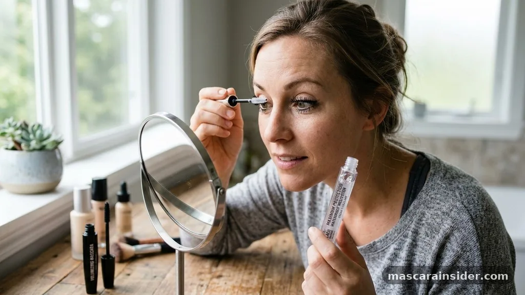 Using a Mascara Top Coat for Maximum Protection - how to make mascara waterproof