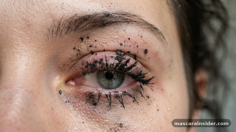 what happens if you sleep with mascara on