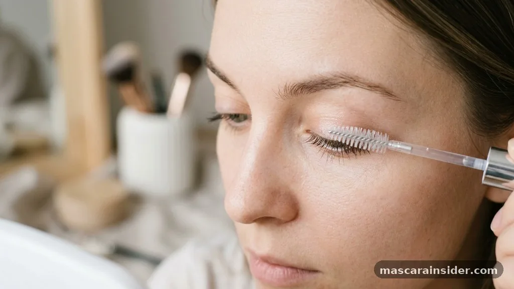 what is clear mascara for
