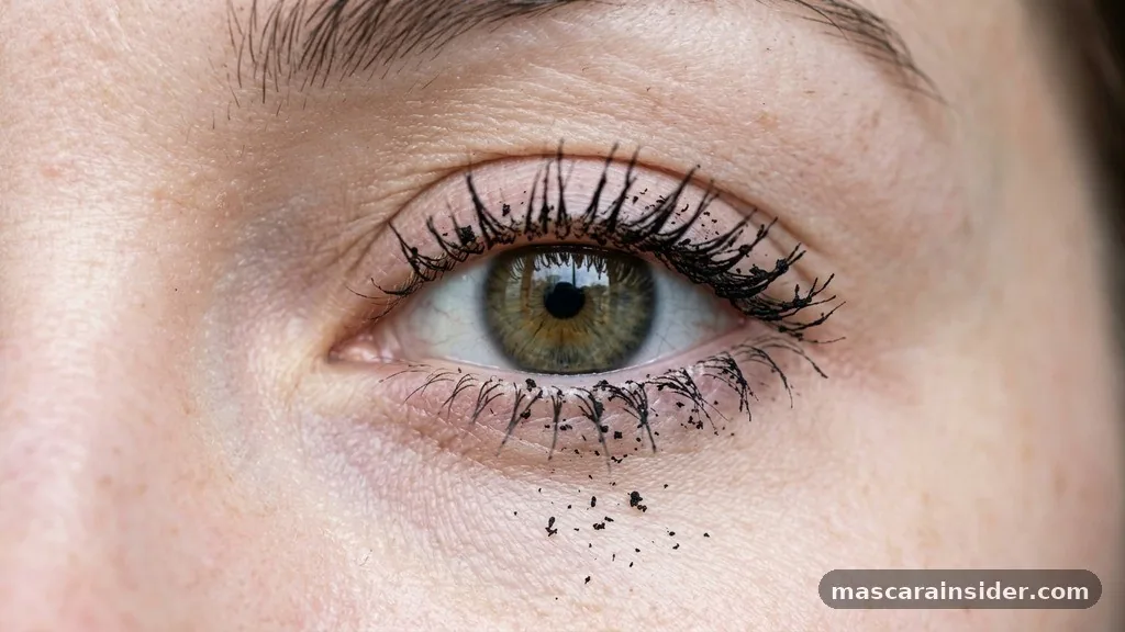 why does my mascara flake