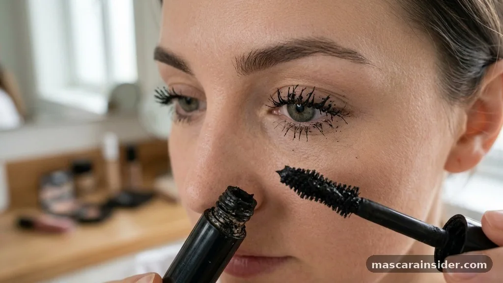 why is my mascara clumpy