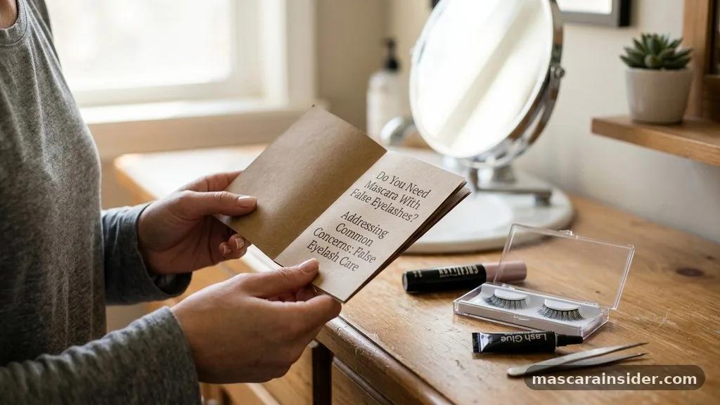 Addressing Common Concerns About False Eyelash Care - do you need mascara with false eyelashes