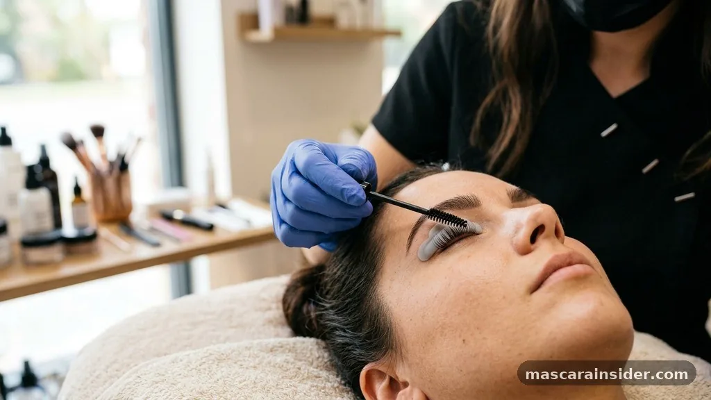 can you put on mascara with a lash lift
