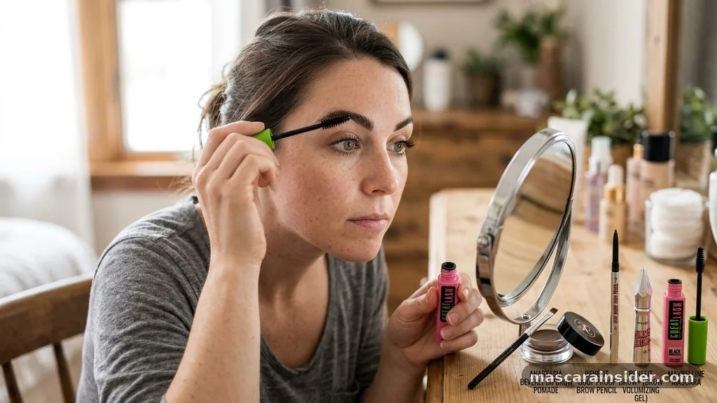 Differences Between Eye and Brow Cosmetics - can you put mascara on your eyebrows