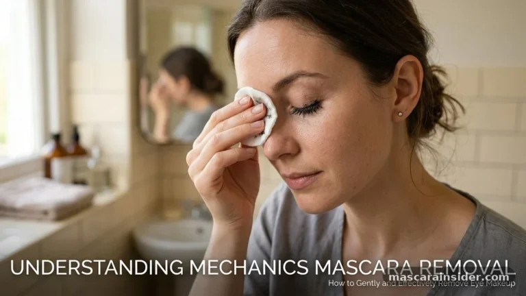 how to gently remove mascara