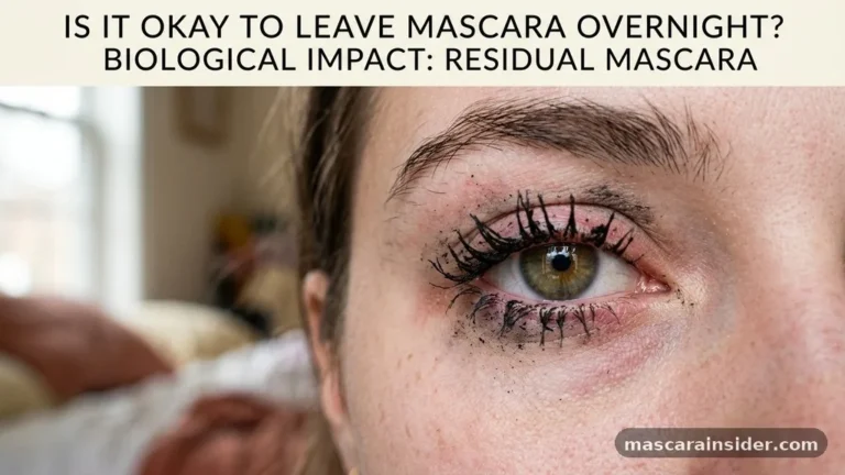 is it ok to leave mascara on overnight