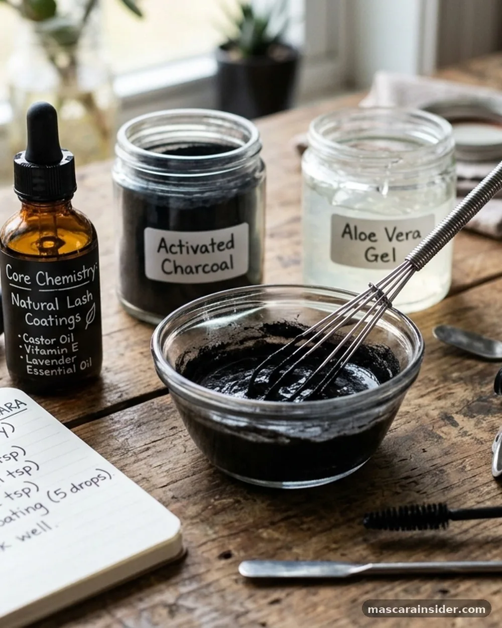The Core Chemistry of Natural Lash Coatings - how to make diy mascara