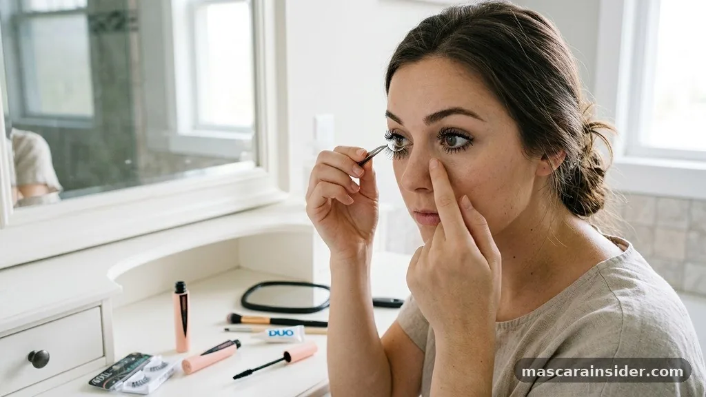 The Logic Behind Mascara Placement - do i put fake eyelashes on before mascara