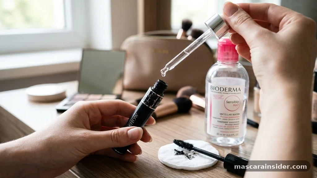 The Role of Micellar Water and Solvents - how to make mascara wet again