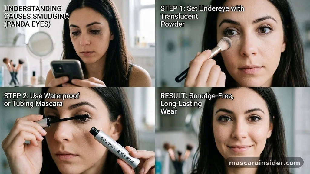 Understanding the Causes of Smudging and Panda Eyes - how to keep mascara from running