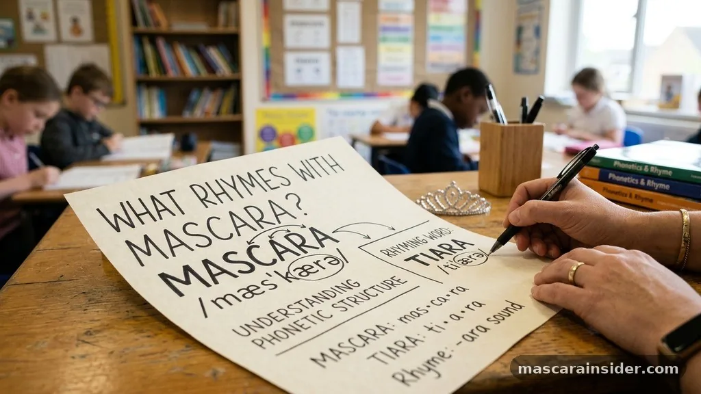 what rhymes with mascara