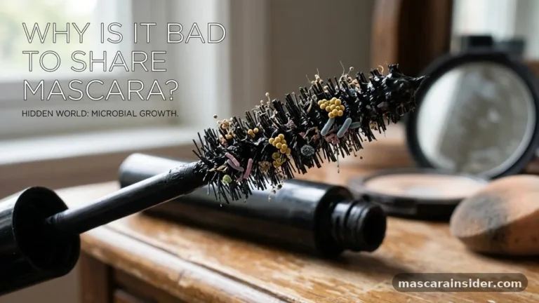 why is it bad to share mascara